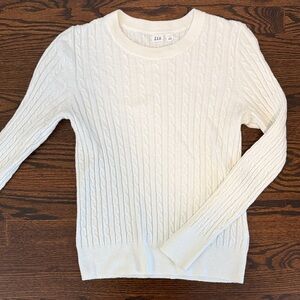GAP Cream Cable Knit Sweater